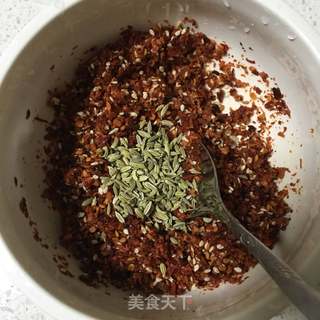 自制辣椒油的做法步骤:4
