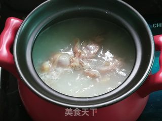 白萝卜丝鸡粥的做法步骤:7