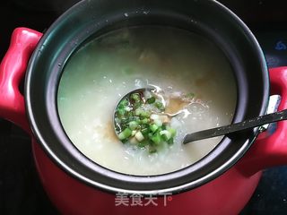 白萝卜丝鸡粥的做法步骤：8