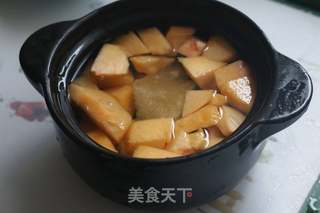 黄桃糖水的做法步骤:2