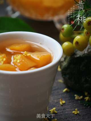 黄桃糖水的做法步骤:5
