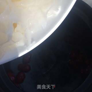 银耳桂花粥的做法步骤:4