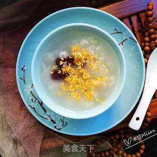银耳桂花粥的做法步骤:8