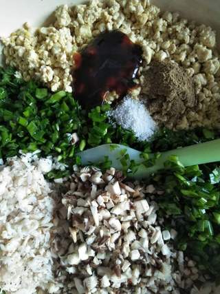 豆腐韭菜馅饺子的做法步骤:8