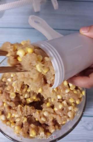 玉米鸡肉肠的做法步骤:8