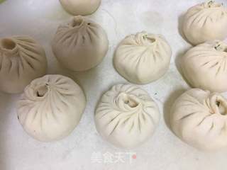 烤箱版茴香鸡蛋包子的做法步骤：12