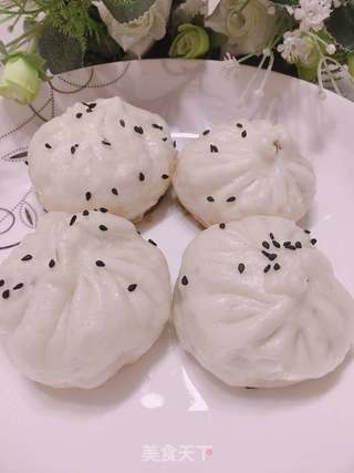 茴香鸡蛋生煎包的做法步骤:16