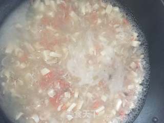 鸡汁豆腐羹的做法步骤：5