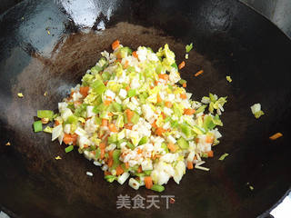 时蔬蛋炒饭 的做法步骤:8
