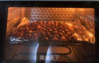 自制烤箱版糖炒栗子的做法步骤:3