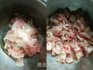 青菜鸡蛋瘦肉汤面的做法步骤:3