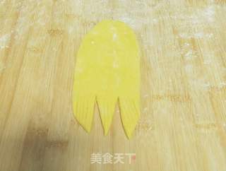 南瓜花样馒头的做法步骤:9
