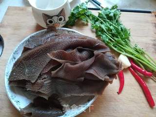 凉拌牛百叶的做法步骤:2