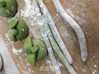 菠菜泥馒头的做法步骤:22