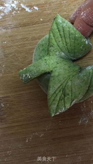 菠菜泥馒头的做法步骤:20