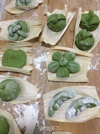 菠菜泥馒头的做法步骤:33