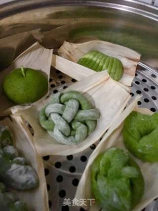菠菜泥馒头的做法步骤:34