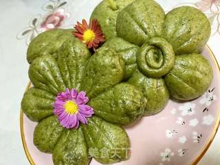 菠菜泥馒头的做法步骤:37