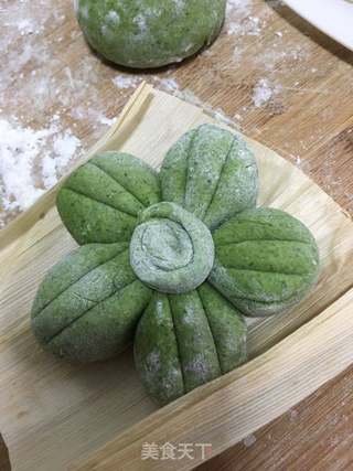 菠菜泥馒头的做法步骤:26