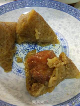 肉粽子的做法步骤:12