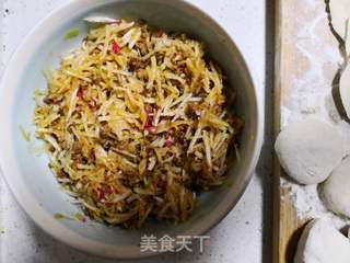 萝卜丝馅儿大饺子的做法步骤:6