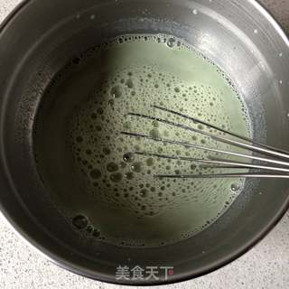 抹茶烤布丁的做法步骤:5