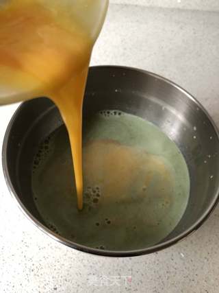 抹茶烤布丁的做法步骤:6