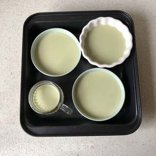 抹茶烤布丁的做法步骤:10