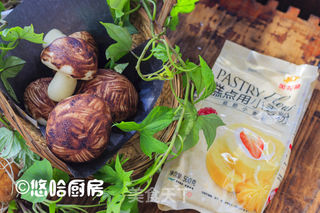 蘑菇豆沙包的做法步骤:8