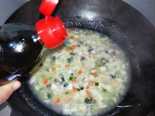 黄瓜木耳豆腐汤的做法步骤:13