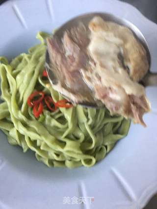羊肉汤菠菜手擀面的做法步骤:31