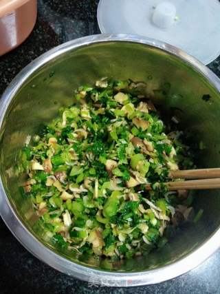 香菇青菜包的做法步骤:4