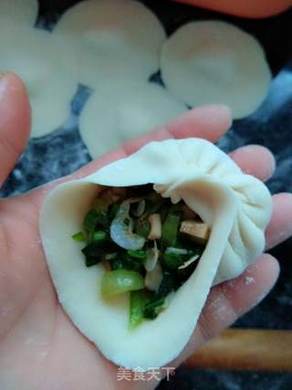 香菇青菜包的做法步骤:8