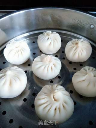 香菇青菜包的做法步骤:11