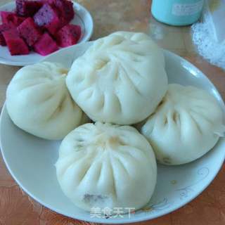 香菇青菜包的做法步骤:13
