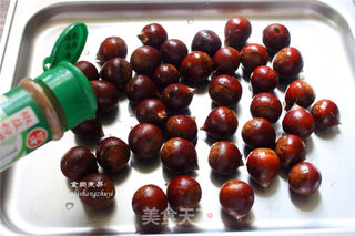 香烤板栗的做法步骤:4