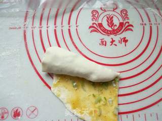 发面葱油饼的做法步骤:13