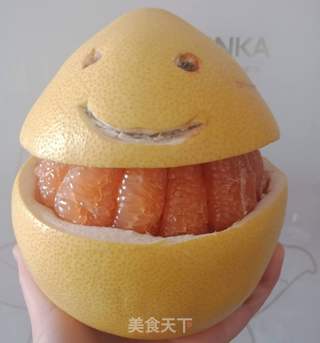 剥柚子的做法步骤:6