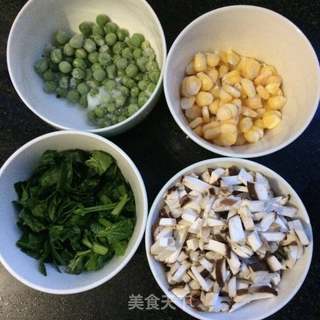 香菇玉米粥的做法步骤:3