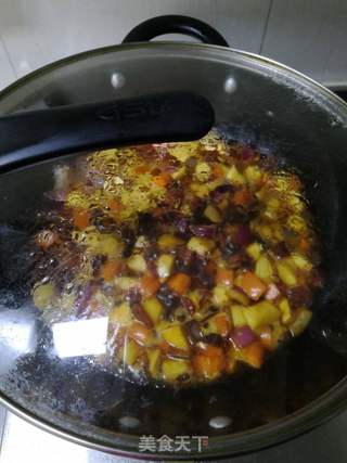 腊肠芋头焖饭的做法步骤:10
