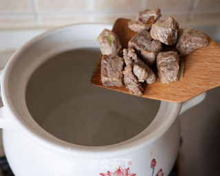 牛腩萝卜煲汤 的做法步骤:8
