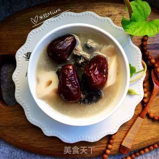 莲藕乌鸡汤的做法步骤:8