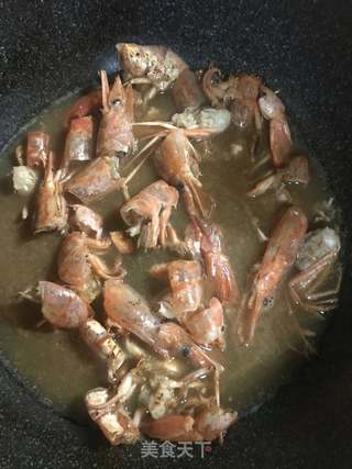 虾仁奶油意面的做法步骤:3