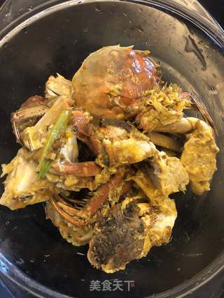 小米大闸蟹粥的做法步骤:8