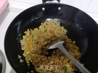 食蔬炒饭的做法步骤：7