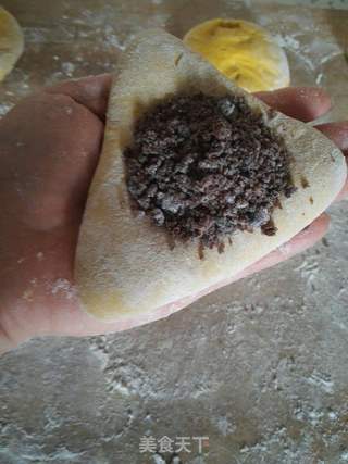 南瓜糖三角的做法步骤:9