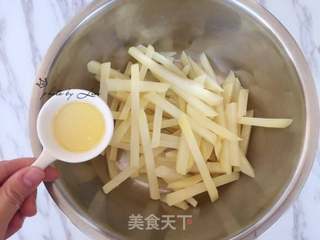 烤箱版非油炸薯条的做法步骤:6