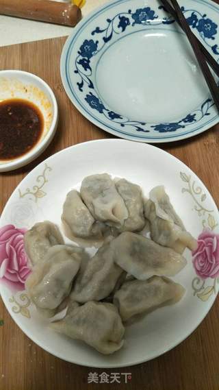 香菜肉水饺的做法步骤:9