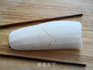 蓑衣甜酸爽脆白萝卜的做法步骤:6