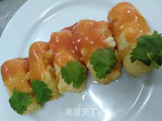 奶香卷的做法步骤:16